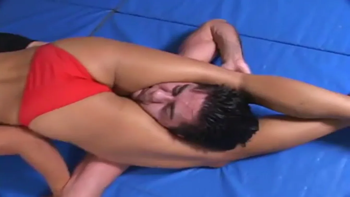 asian woman wrestles steve